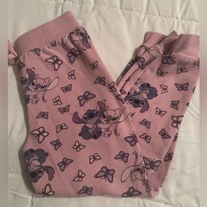 Disney Stitch girls jogger sweatpants size 6X